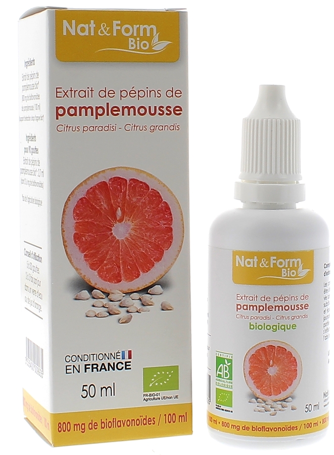 Extrait de Pépins de Pamplemousse 1600mg 50ml Super Diet Bio santé