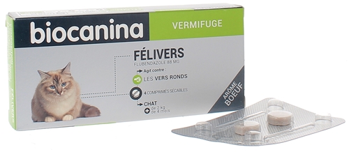 Félivers Biocanina - boîte de 4 comprimés