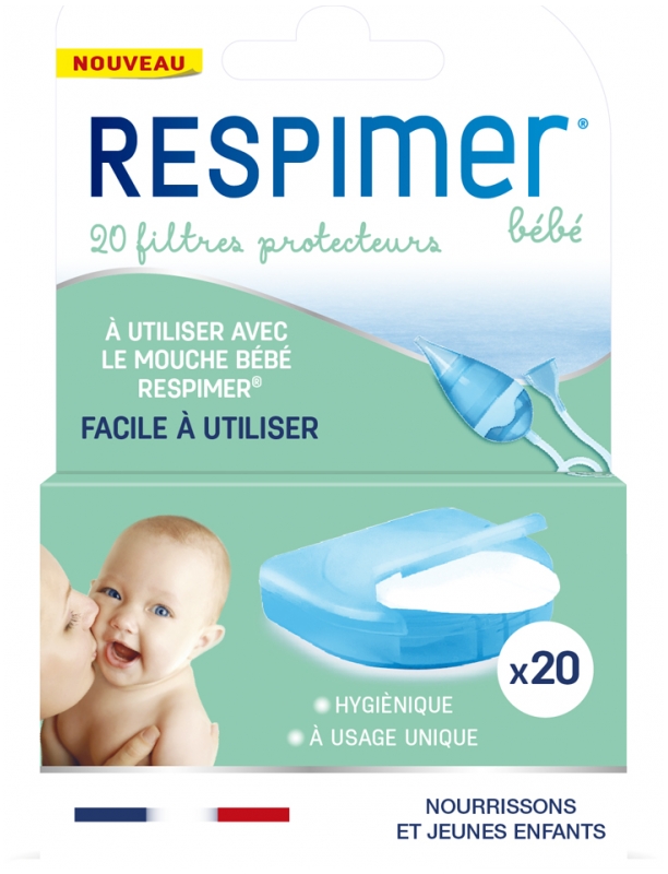 Filtres protecteurs bébé Respimer - recharge mouche bébé