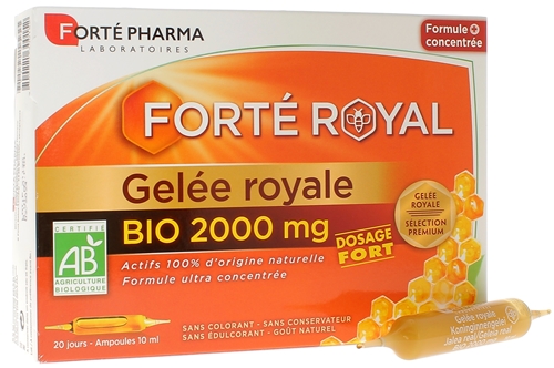 Forté Royal Gelée Royale BIO 3500 mg - Immunité ruche