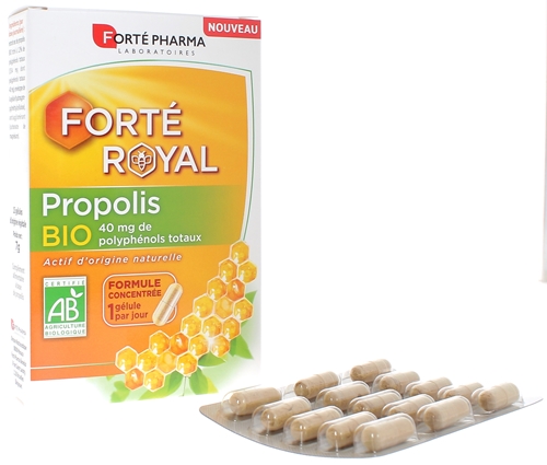 Forté Royal Propolis bio Forte Pharma - boîte de 15 gélules