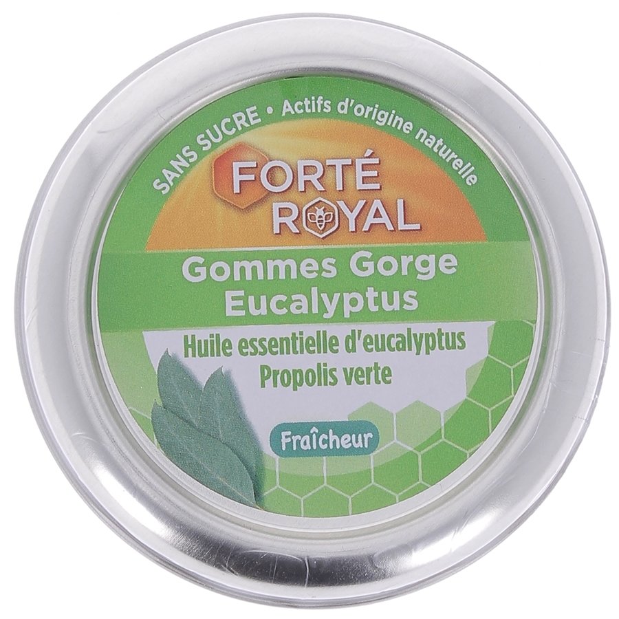 Forté Royale Gommes Gorge Eucalyptus Fraicheur Forté Pharma - boite de 45 g
