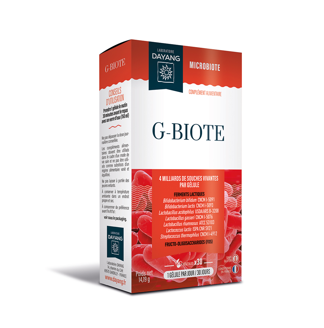 G-Biote microbiote Dayang - boîte de 30 gélules