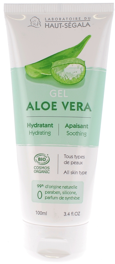 Gel Aloe Vera Hydratant Apaisant Laboratoire Haut-Ségala - tube de 100 ml