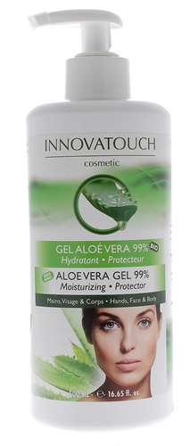 Gel aloe vera 99% Innovatouch Cosmetic - flacon-pompe de 500 ml