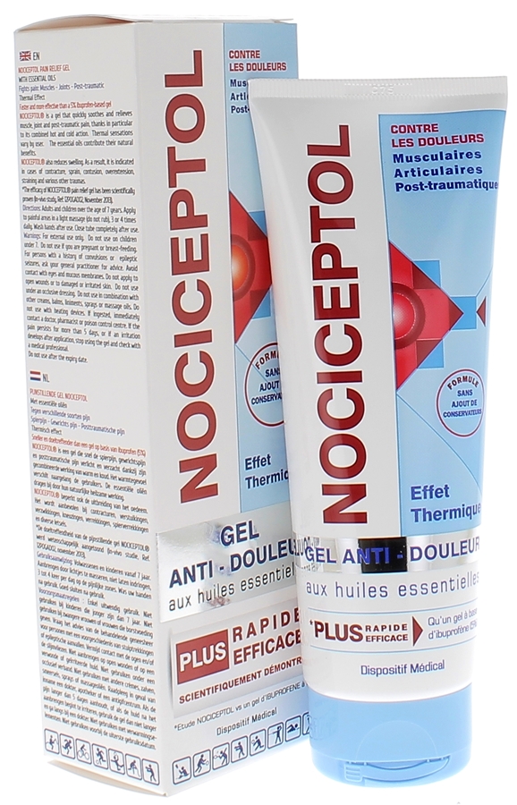 Gel anti-douleur aux huiles essentielles Nociceptol - tube de 120 ml