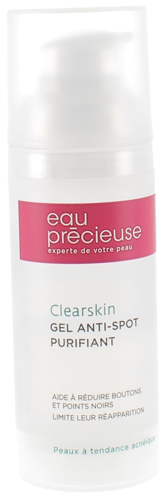 Gel anti-spot purifiant Clearskin Eau Précieuse - flacon-pompe de 50 ml