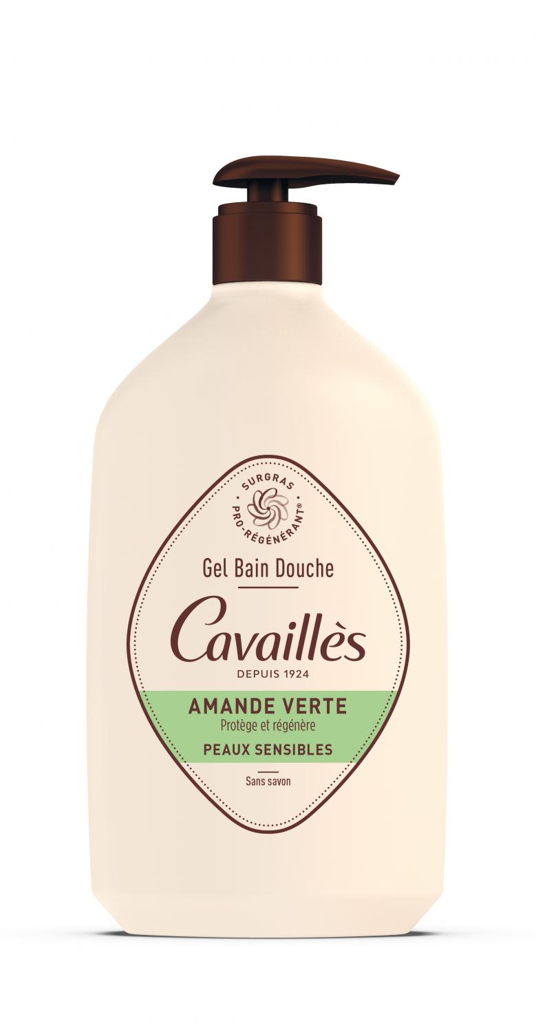 Gel bain et douche surgras amande verte Rogé Cavaillès - flacon de 1 L