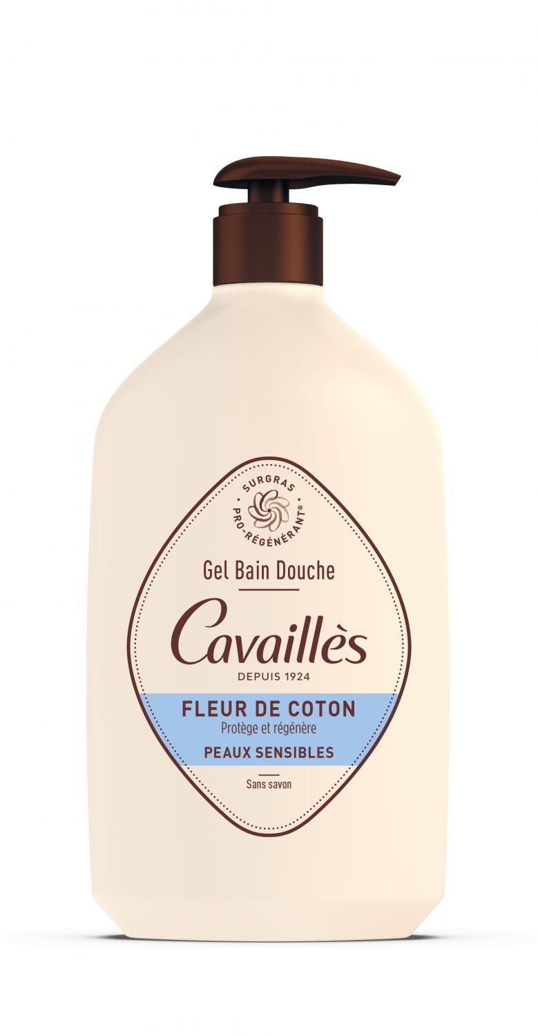 Gel bain et douche surgras actif fleur de coton Rogé cavaillès - flacon de 1L