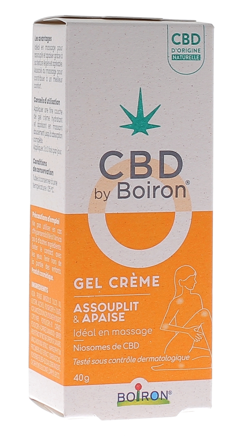 Gel crème CBD by Boiron - tube de 40ml