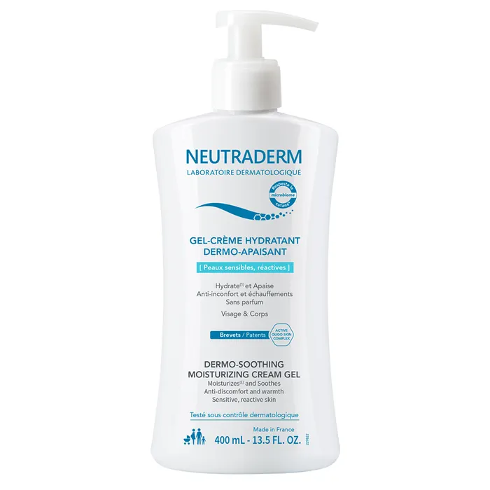 Gel crème hydratant dermo apaisant Neutraderm - flacon de 400 ml