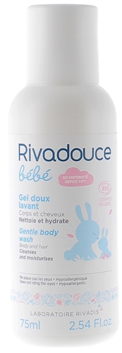 Gel dermatologique pour le corps et cheveux de la marque Rivadouce