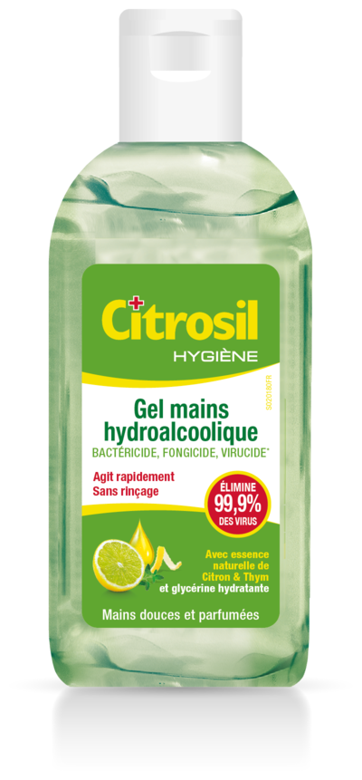 Gel main hydroalcoolique Citrosil - flacon de 100ml