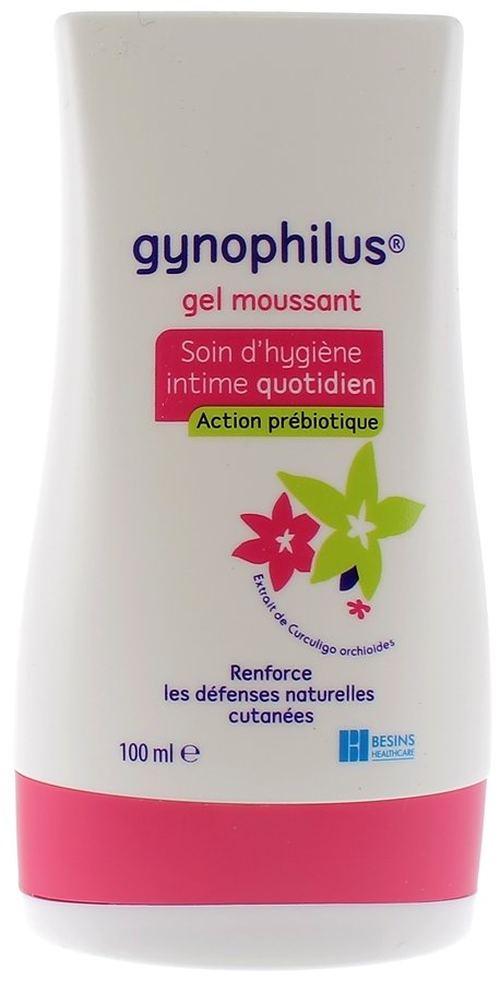 Gel moussant soin d'hygiène intime quotidien Gynophilus - flacon de 100 ml
