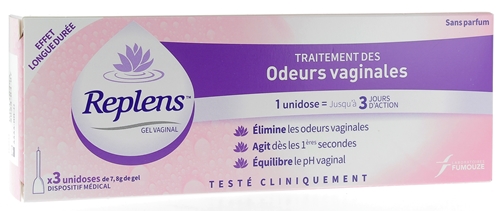 Gel vaginal traitement des odeurs vaginales Replens
