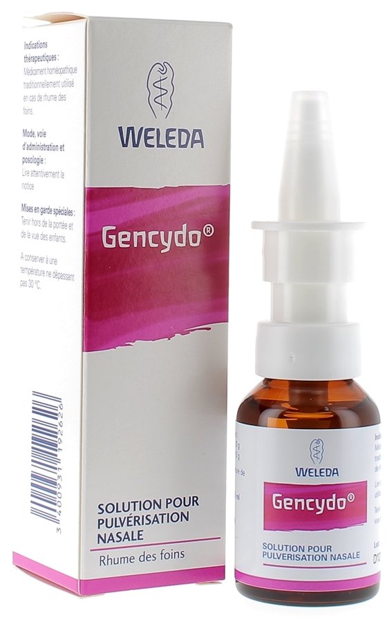 Gencydo solution pour pulvérisation nasale Weleda - spray de 20 ml