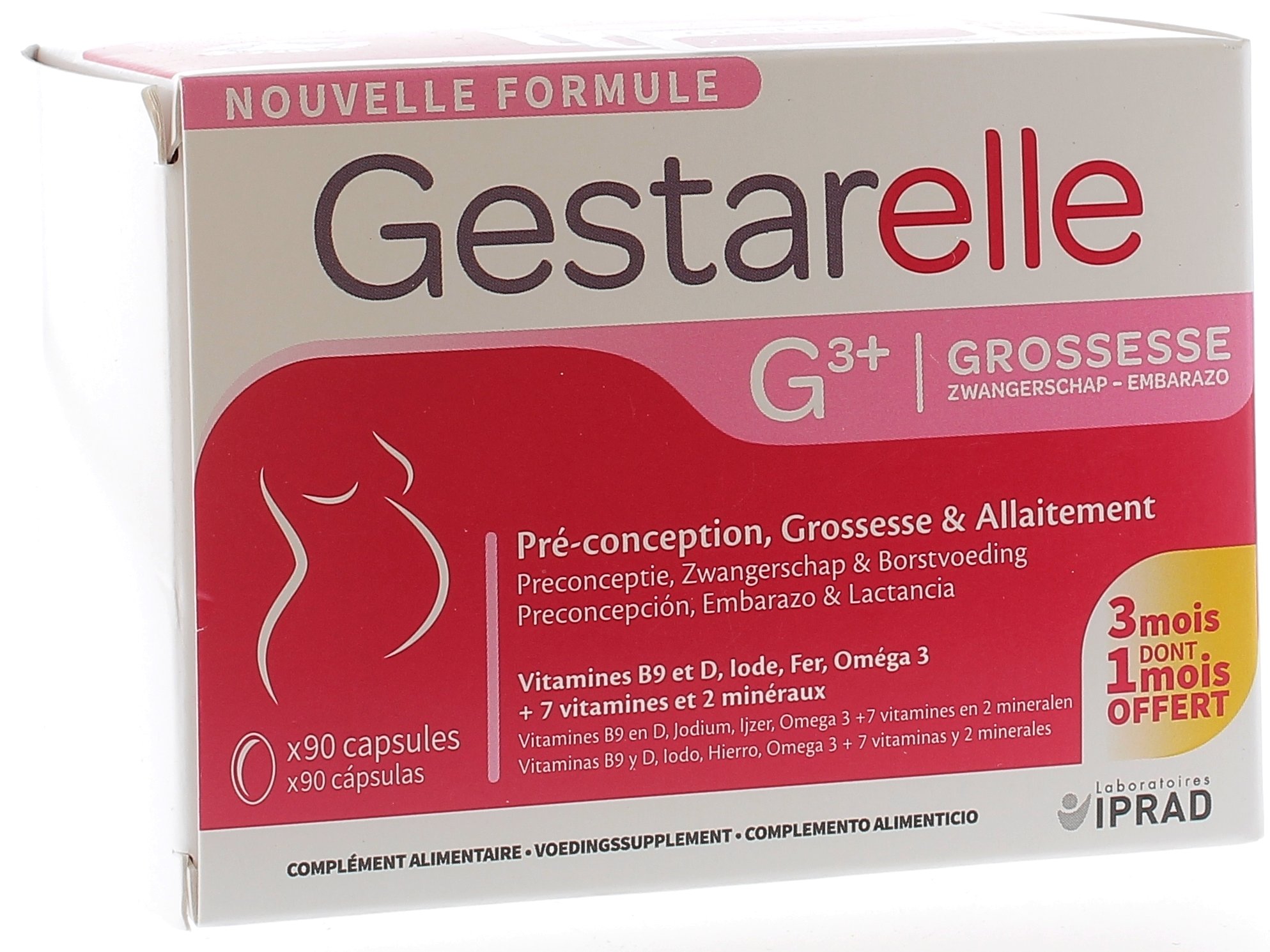 Gestarelle G3+ grossesse pré-conception, grossesse & allaitement