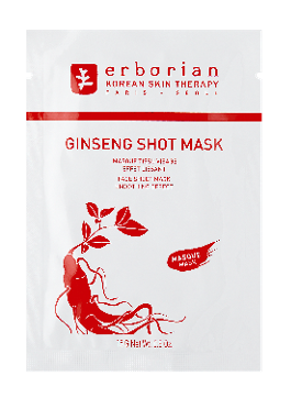Ginseng shot mask marque tissu visage Erborian - masque de 15 g