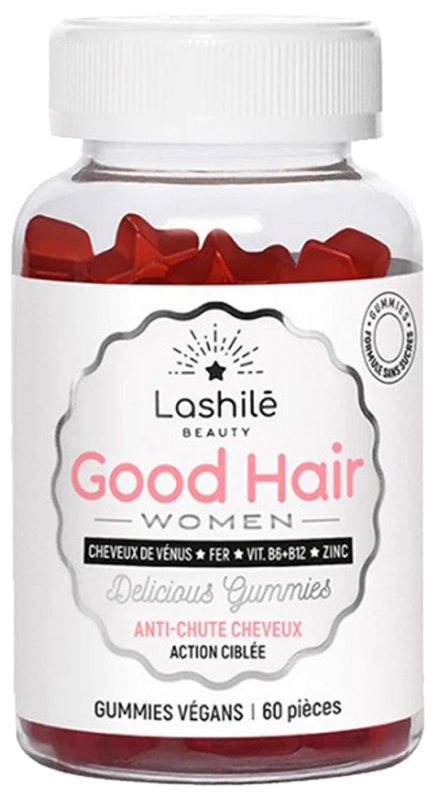 Good Hair Women anti-chute Lashilé Beauty - pot de 60 gummies
