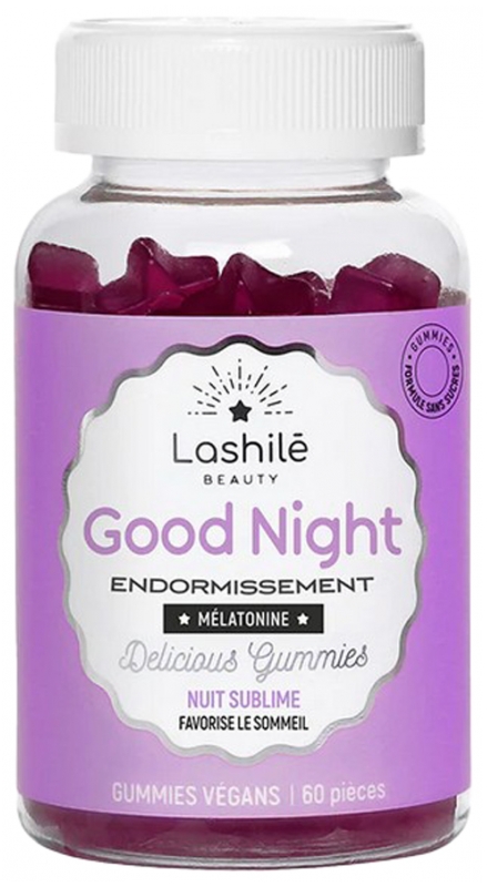 Good Night nuit sublime Lashilé Beauty - pot de 60 gummies
