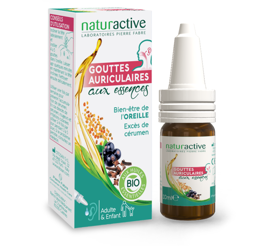 Gouttes auriculaires aux essences Naturactive - flacon de 10 ml