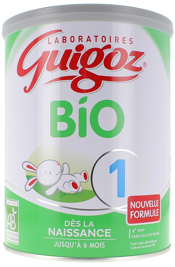 Guigoz Bio lait 1er âge - pot de 800g
