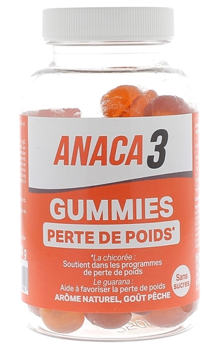 Gummies Perte de poids Anaca3 - pot de 60 gummies