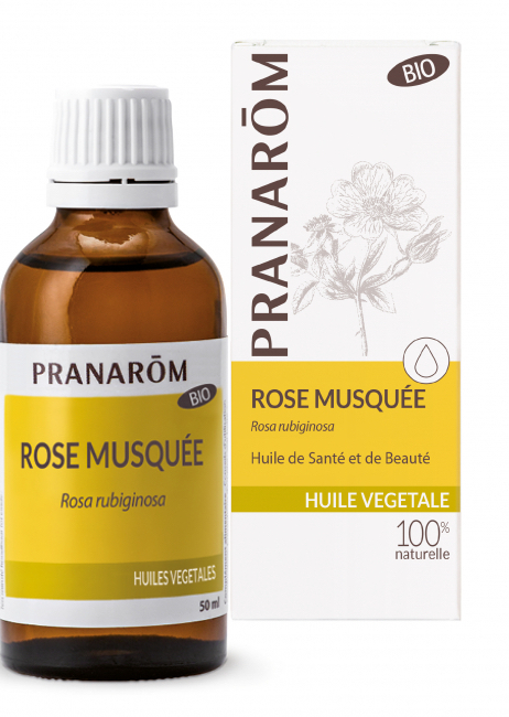 Huile végétale BIO Rose musquée Pranarôm : huile végétale
