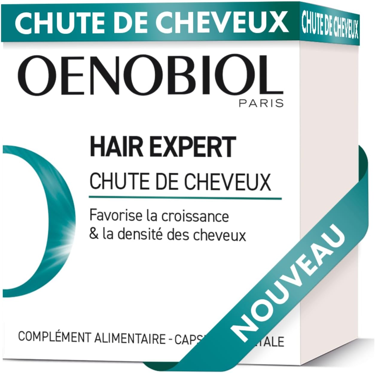 Hair Expert Chute de cheveux Oenobiol - pot de 60 capsules