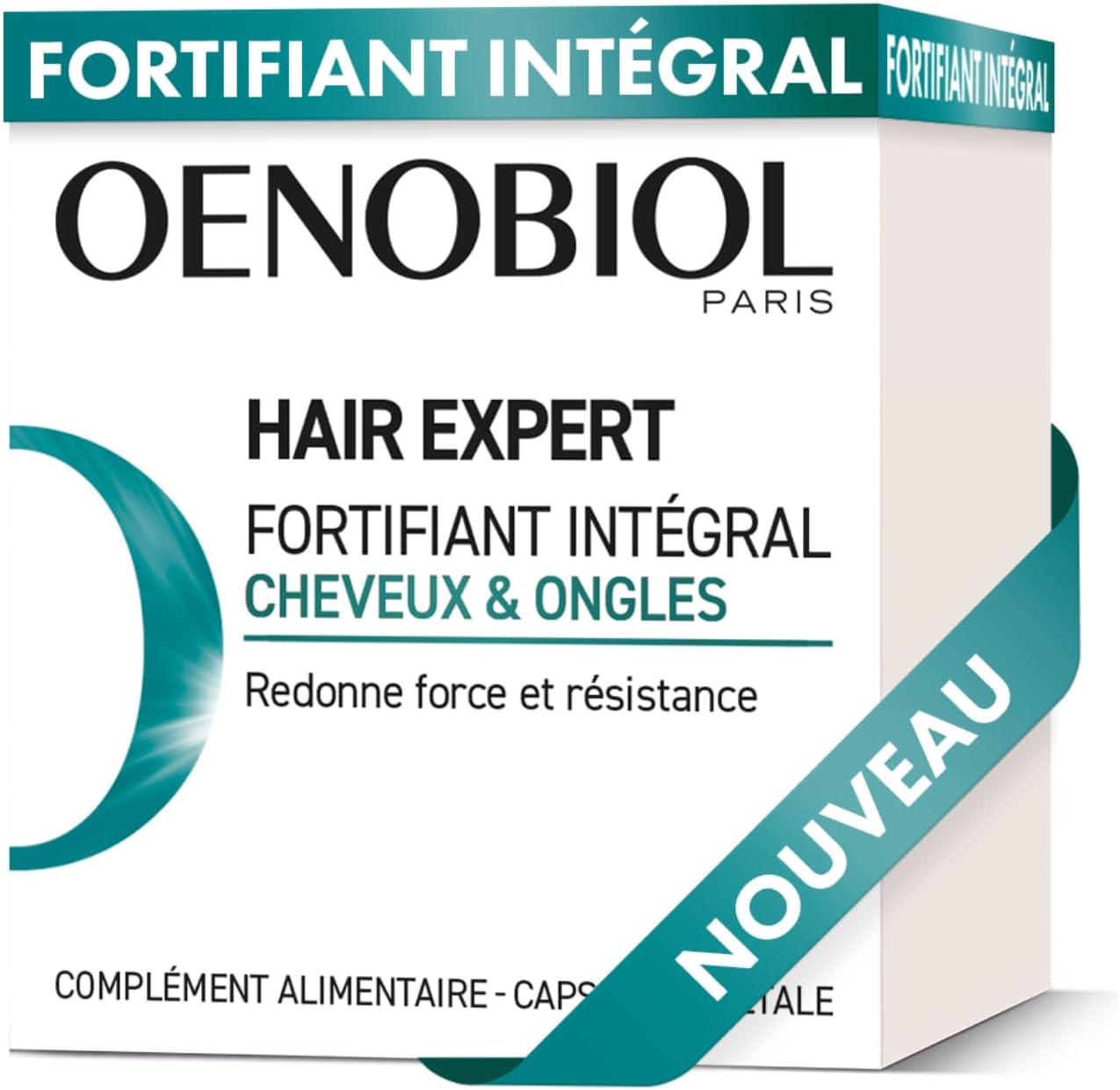 Hair Expert Fortifiant intégral cheveux et ongles Oenobiol - boite de 60 comprimés