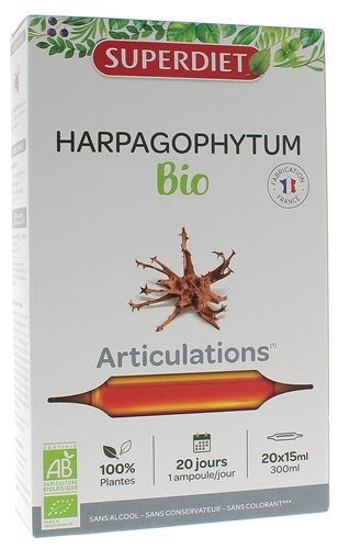 Harpagophytum Bio Super Diet - 20 ampoules de 15 ml