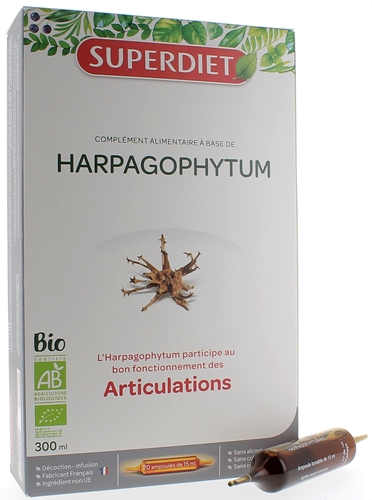 Harpagophytum Bio Super Diet - 20 ampoules de 15 ml