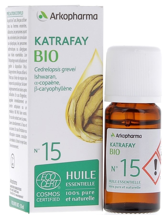 Huile Essentielle Katrafay Bio n°15 Arkopharma - flacon de 10 ml