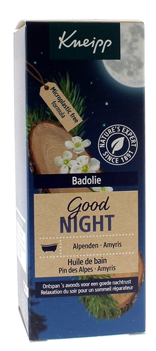 Huile de bain Good Night pin des alpes amyris Kneipp - flacon de 100 ml