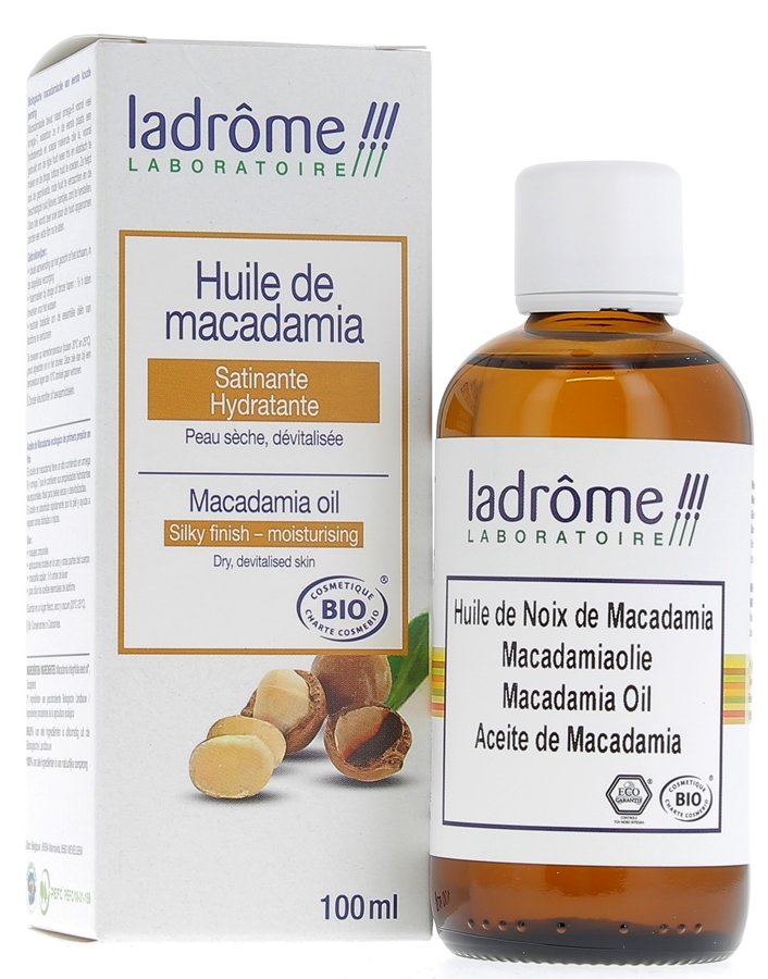 Huile de macadamia Bio Ladrôme - Flacon de 100 ml