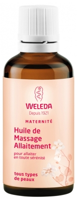 Huile de massage allaitement Weleda - flacon de 50 ml