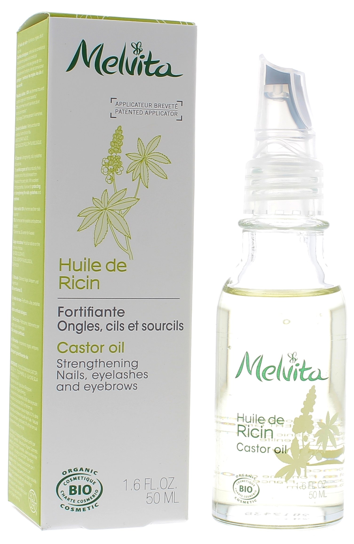 Ecla – Huile de ricin pour cils et sourcils – 60 ml – Huile de