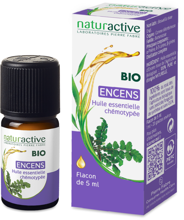 Huile essentielle BIO encens Naturactive - flacon de 5 ml