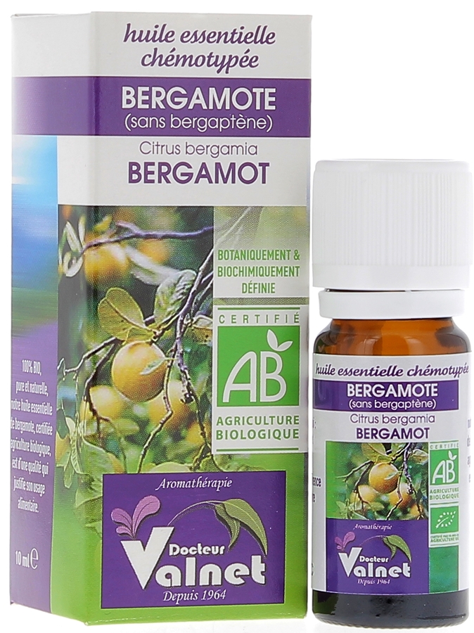 Huile essentielle Bergamote Bio Dr Valnet - 10 ml