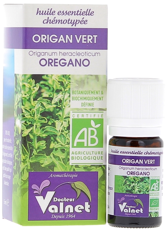 Huile essentielle Origan vert Bio Dr Valnet - 5 ml