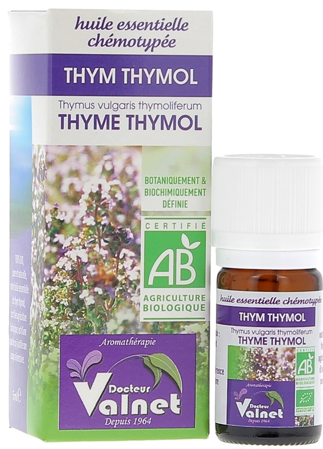 Huile essentielle Thym à thymol Bio Dr Valnet - 5 ml