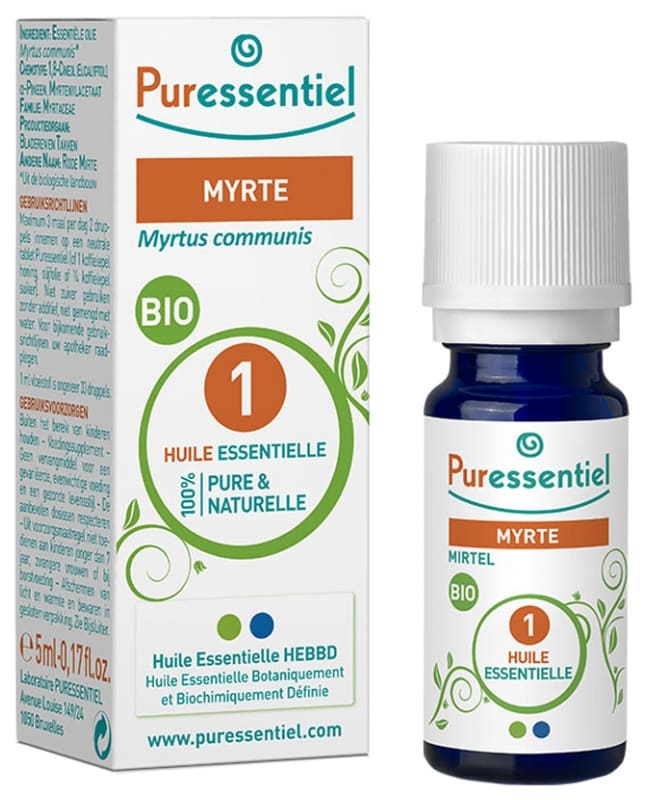 Huile essentielle bio Myrte Puressentiel - flacon de 5 ml