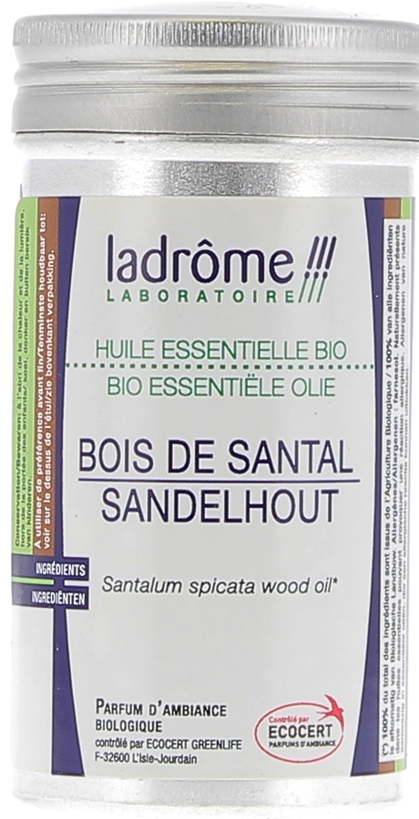 Huile essentielle bois de santal Bio Ladrôme - flacon de 5 ml