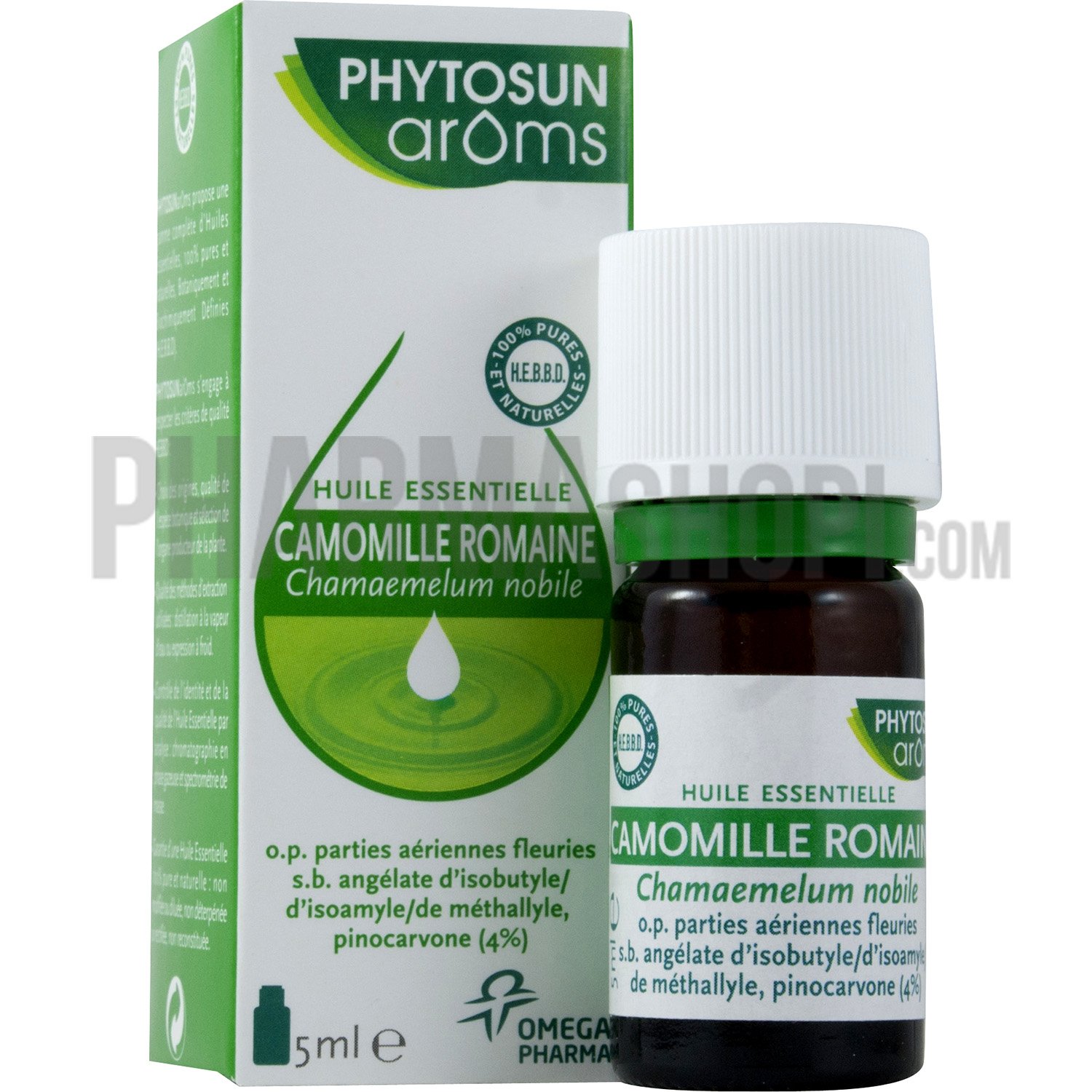Huile essentielle camomille romaine Phytosun arôms - flacon de 5 ml