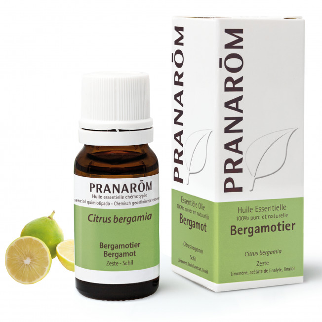 Huile essentielle de Bergamotier bio Pranarôm - flacon de 10 ml