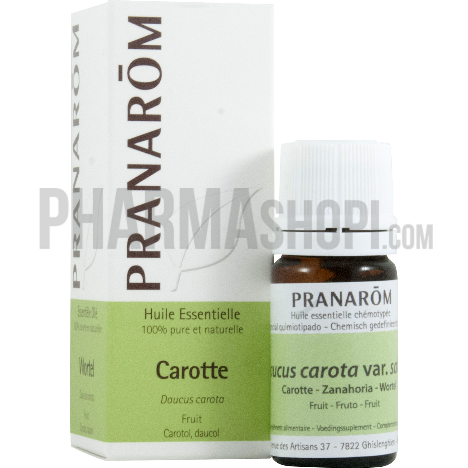 Huile essentielle de Carotte Pranarôm - Flacon de 5 ml