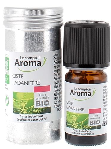 Huile essentielle de Ciste ladanifère Bio Le Comptoir Aroma - flacon de 5 ml