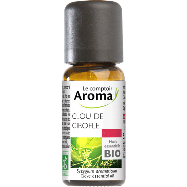 Huile essentielle de Clou de Girofle bio Le Comptoir Aroma mal de — free download