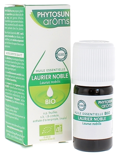Huile essentielle de Laurier noble bio Phytosun Aroms - flacon de 5 ml