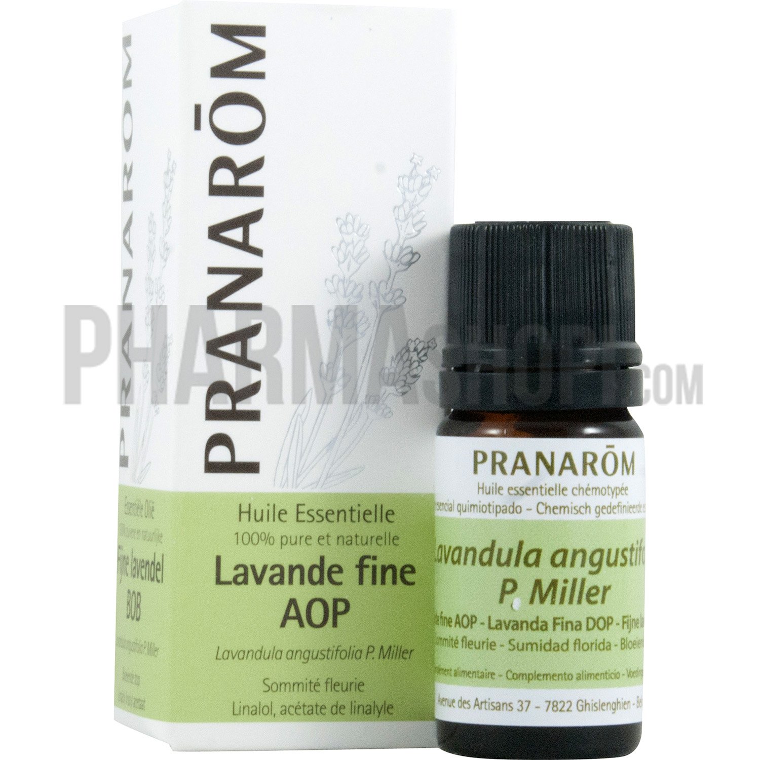 Huile essentielle de Lavande fine AOP Pranarôm - flacon de 5 ml